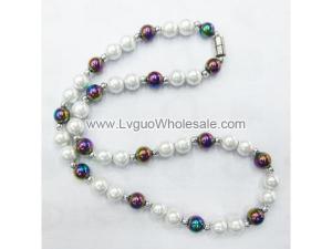 10mm Magnetic Round Hematite Beads Strands Necklace